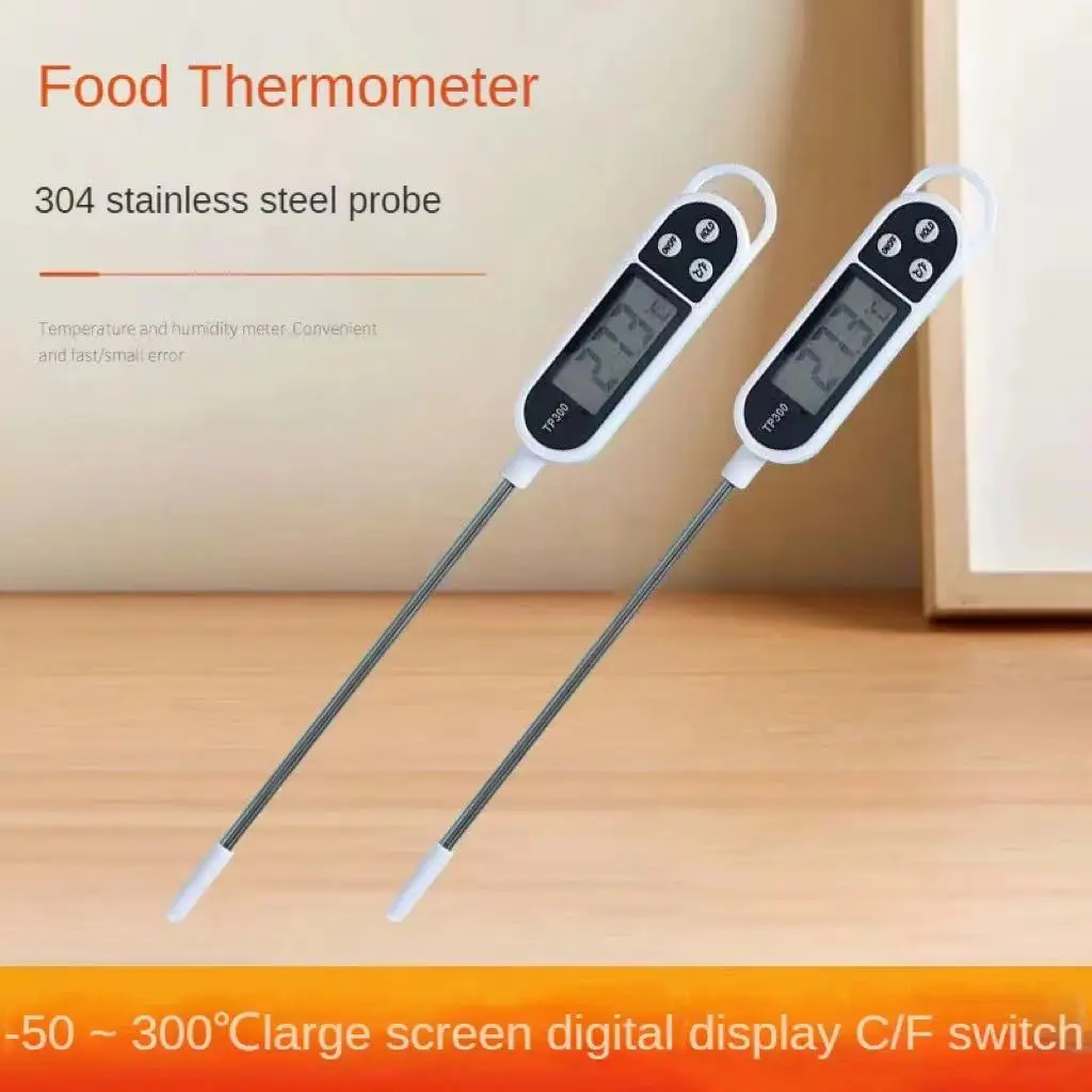 Food Thermometer Stainless Steel Probe Type Household Pen Type Milk Temperature Cooking