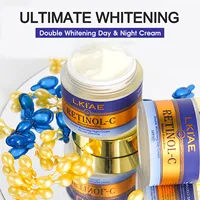 LKIAE Natural Snail and Retinol Day And Night Face Cream, Whitening, Reduce Fine Lines, Wrinkle, Brightening, Smooth Facial Skin