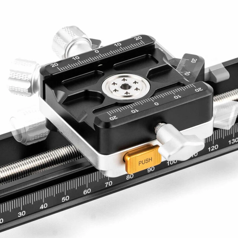 Macro Photography Focusing Rail Slider Video Record Track Camera Track Slider with 1/4 Screw for DSLR Camera