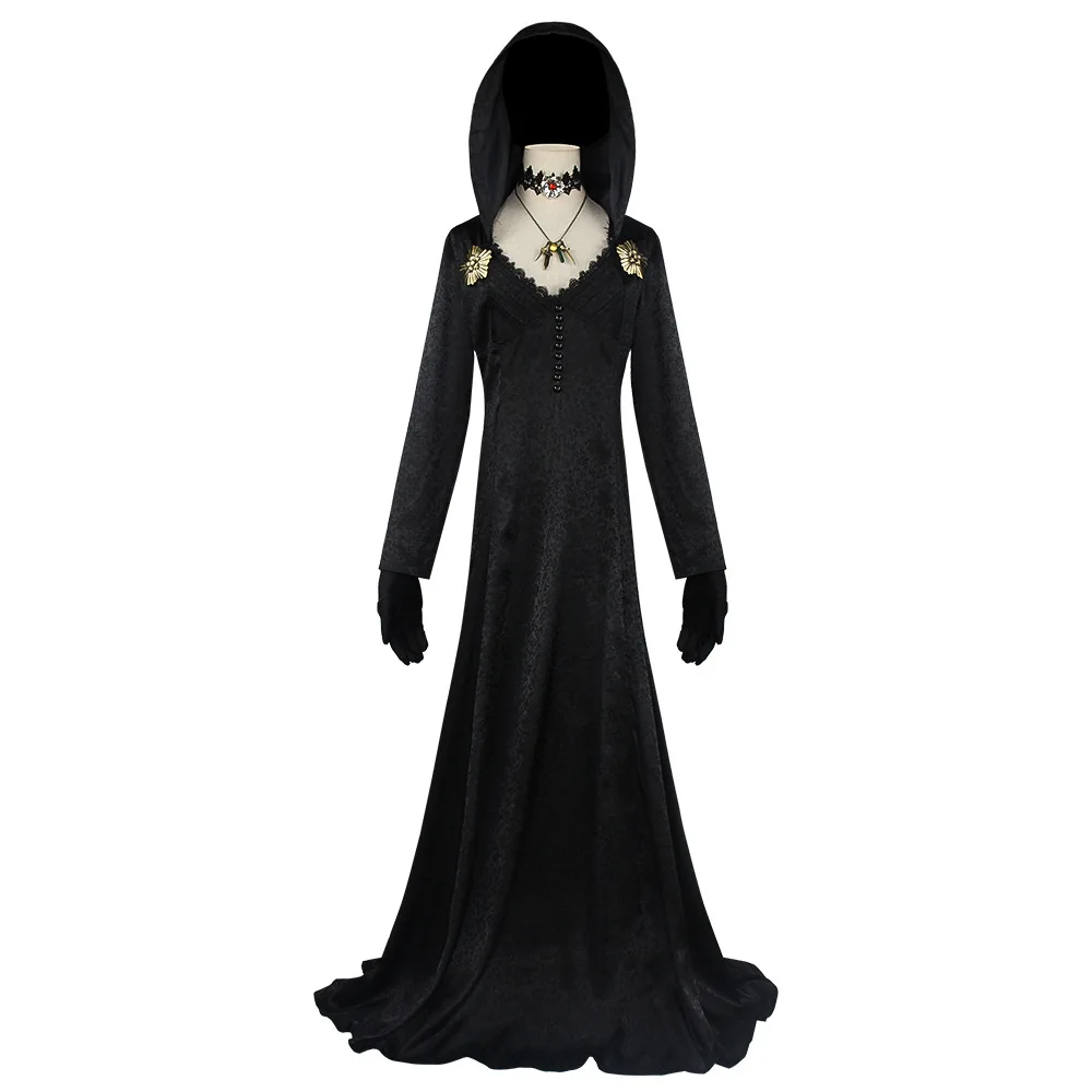 Resident Village Outfit Evil Cosplay Bela Costume Moth Lady Dress Girls Women Adult Carnival Party Halloween Costume Horror