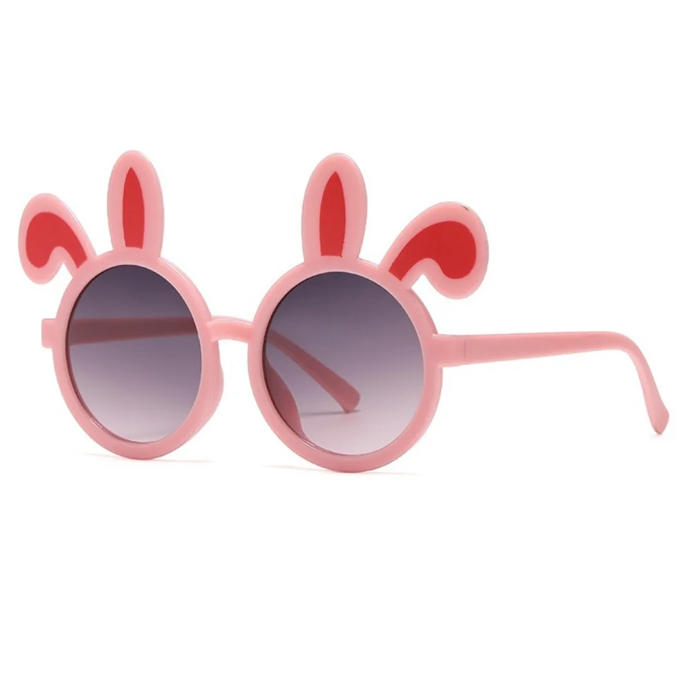Mädchen Jungen Cartoon-Sonnenbrille Modische Hasenohren Kinder-Sonnenbrille Baby-Brille Outdoor UV400-Schutz Reisebrille – Detail 4