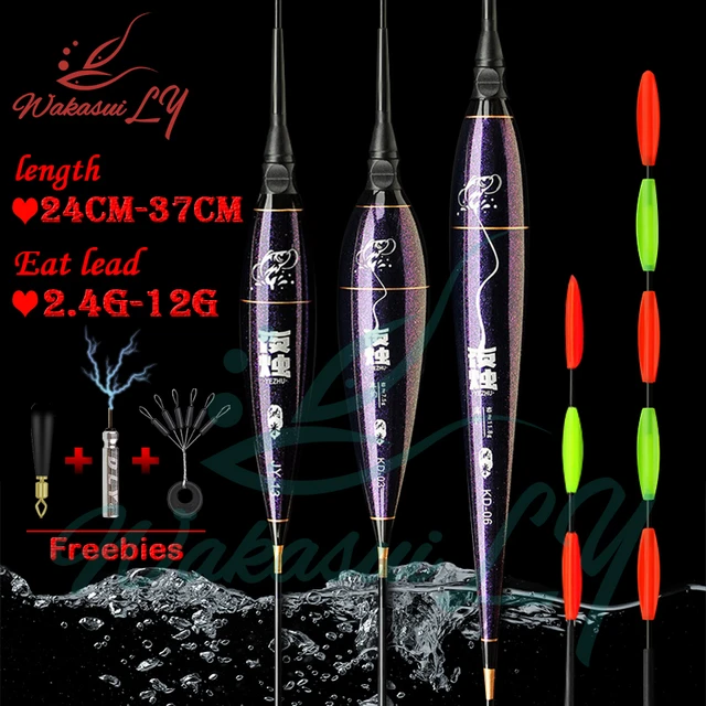 2024New Big Carp Rocky Fishing Luminous Float Crucian Carp Fishing Rods  Float High Sensitivity Striped-Bass Outdoor Accessories