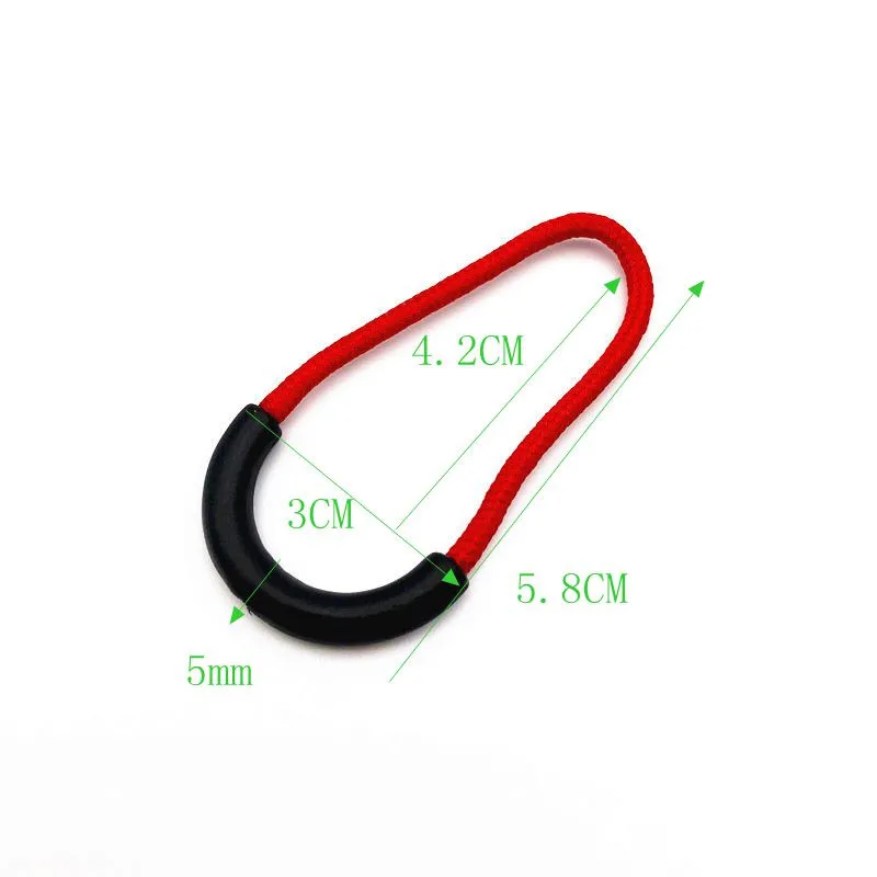 リリー　スカーラ　2点セット 10pcs/pack Zipper head U-shaped Cord Zipper Pull Strap