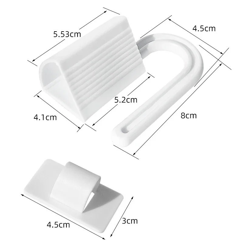 2pcs Kids Safety Finger Pinch Hinge Guard Protector Finger Guard Baby Proofing Child Safety Plastic Door Stoppers door stopper baby door stopper