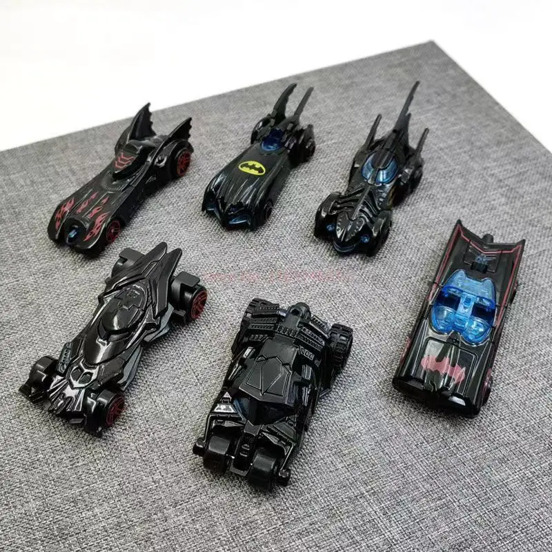 New 6pcs Batmobile Alloy Model Cars 1:64 Batman Tumbler 6 Generation Combination Home Decor Car Collection Toys For Childrens