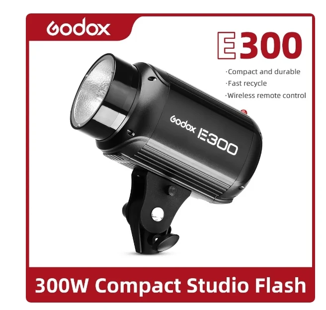 Godox E300 300W Studio Fotografico Strobe Photo Flash Light Studio Flash