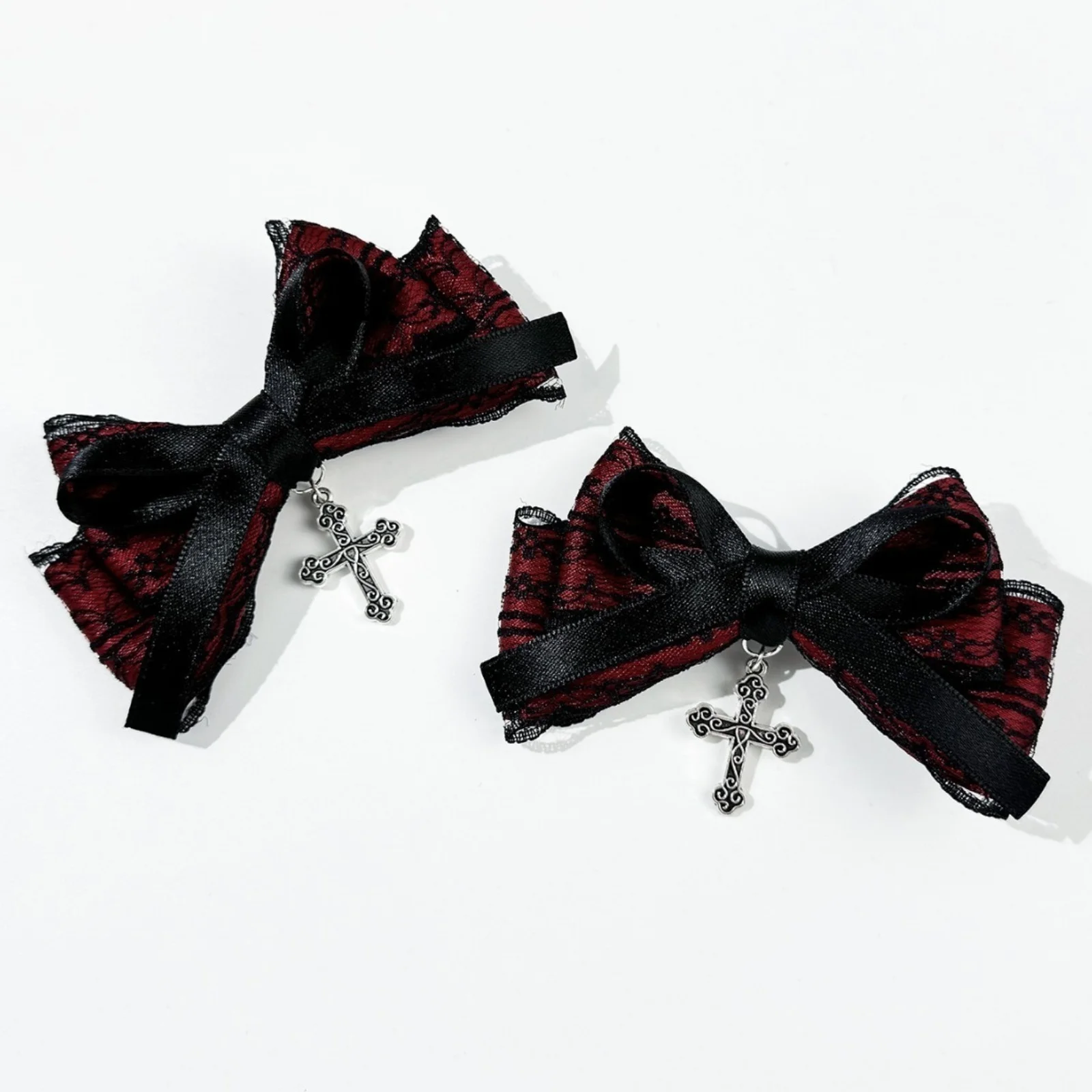 2pcs Ladies' Gothic style fashion street exquisite hair accessories, hair clips, top clips, versatile dressing hair accessories
