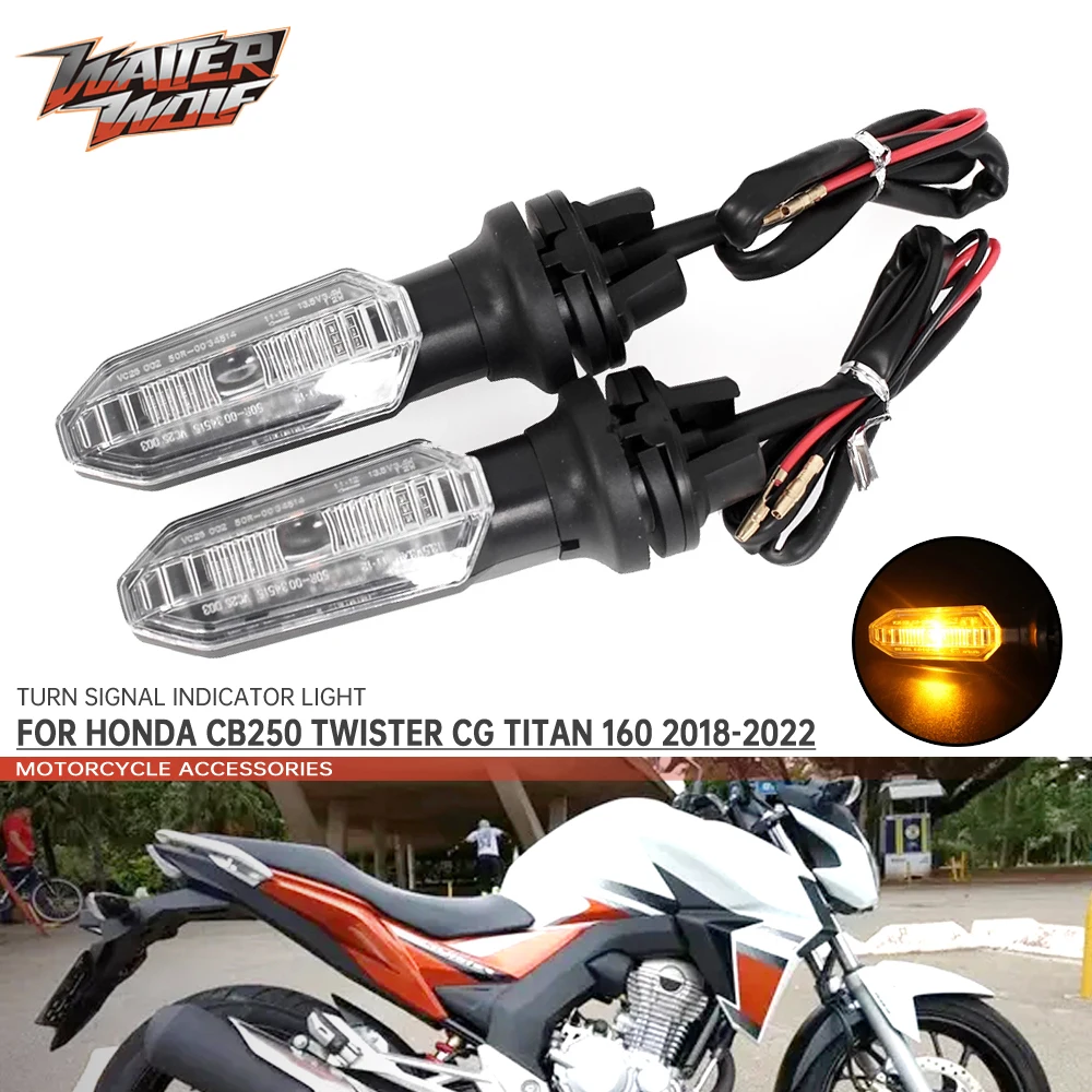 Terisass Indicadores de Motocicleta Luces Intermitentes Indicador de Señal  de Giro de Moto Homologados Accesorios para Tiger Daytona : :  Coche y moto