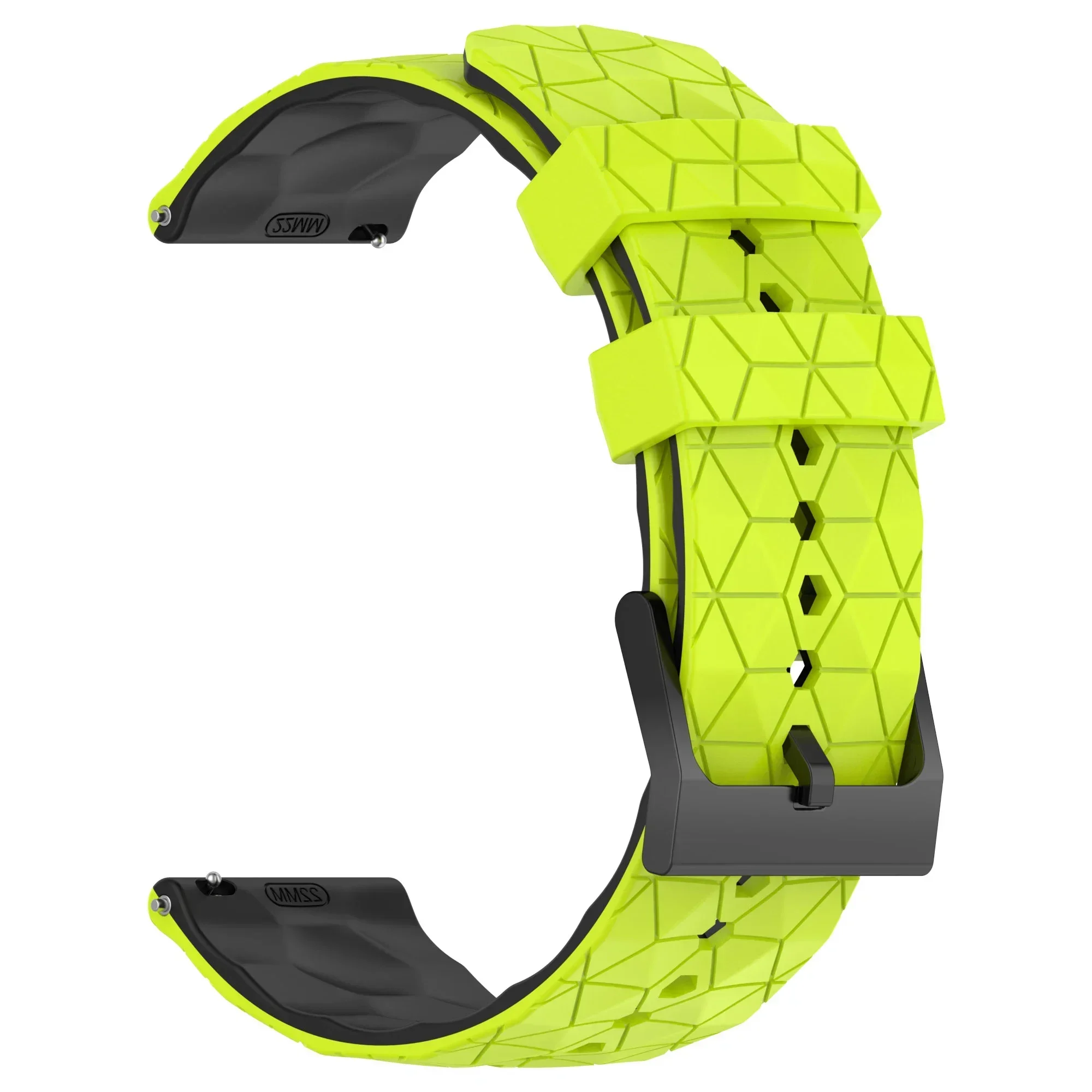 Premium Silicone Smart Watch Band, 22mm Wristband Bracelet in Vibrant Colors