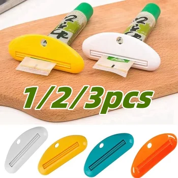 1/2/3pc Dentifricio Spremiagrumi Manuale Spremito Tubo di Dentifricio Pinze Multi-uso Detergente Viso Dispenser Strumenti Per Il Bagno di Casa 1