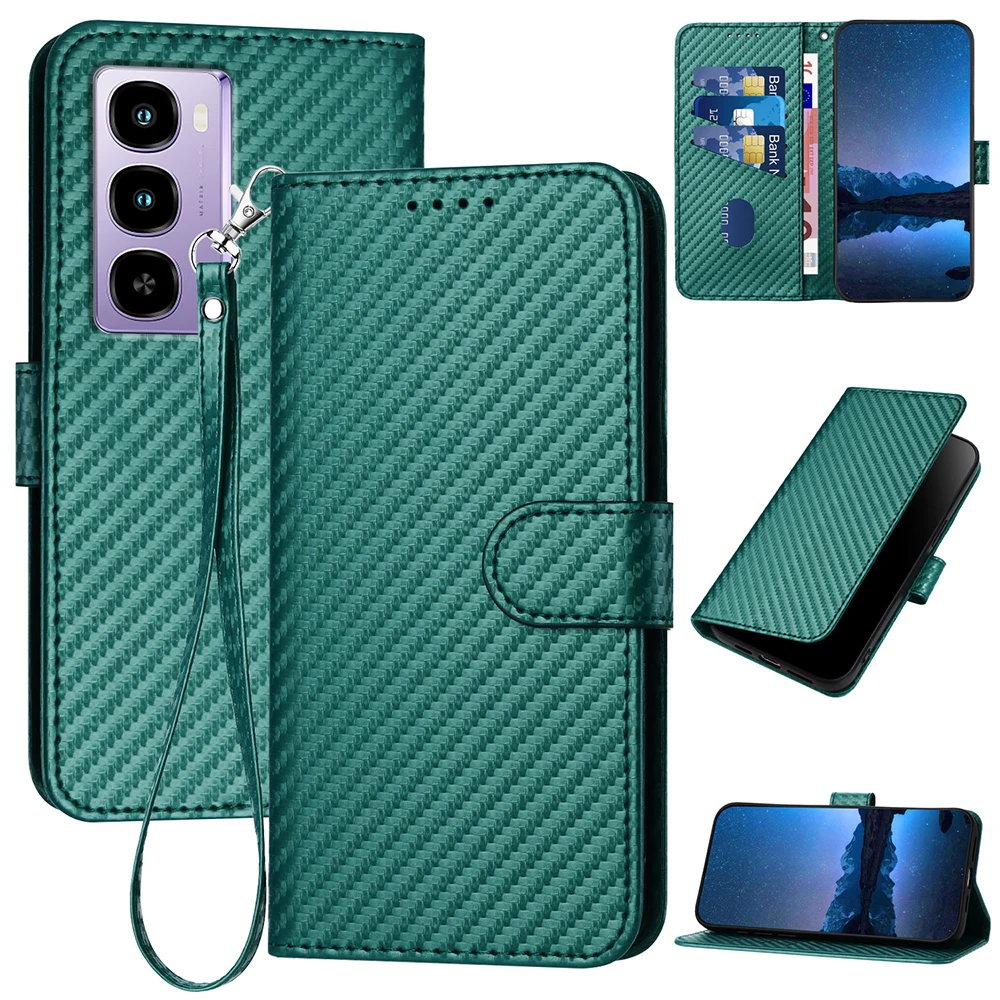 Leather Wallet Phone Case with Card Holder Cover