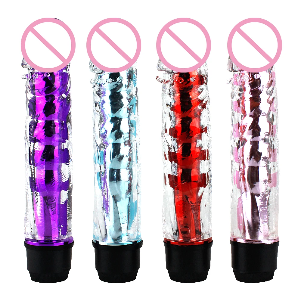 Soft Realistic Dildo Vibrators Sex Toys for Woman G-Spot Clitoris Vagina Massager Waterproof AV Stick Female Masturbator