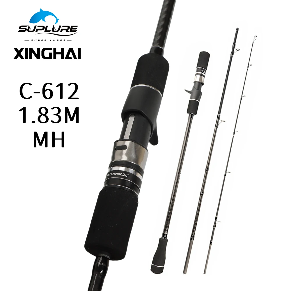 SUPERLURES XINGHAI ジギングロッド 3 ピース MH 1.83 メートル/1.91