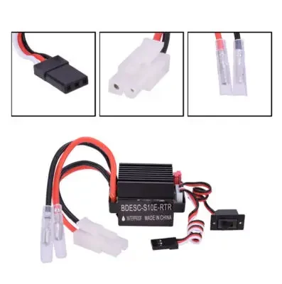 ESC 6-12V 320A Contrôleur de Vitesse Moteur à Balais pour Bateau RC Voiture