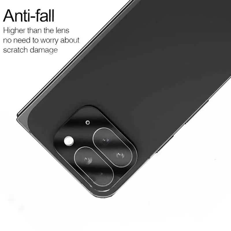 Enhanced Full-Coverage Back Camera Lens Protector - 3 Pack Tempered Glass Film