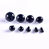 100pcs Black Eyeball Doll Accessories Black Plastic Crafts Eyes For Toys 6-14mm DIY Funny Toy Eyes Accessories For Animal Dolls 6