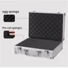 30x17x8cm Aluminum Tool Box with Sponge Lining Handheld Impact Resistant Tool Case Portable Instrument Box Storage Case 5