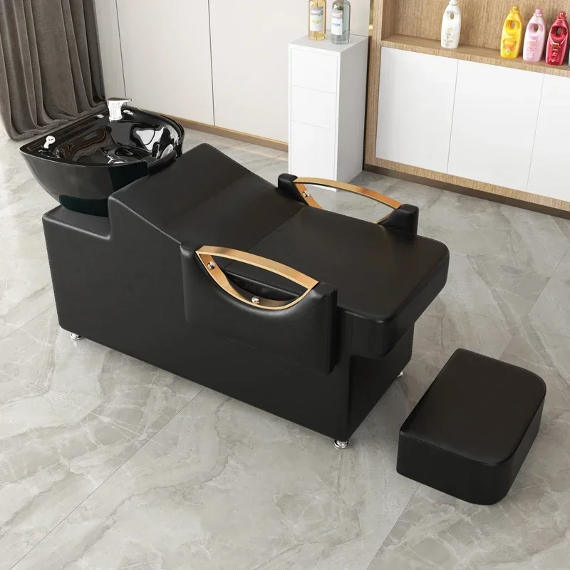 Comfort Luxury Hair Washing Bed Stylist Comfort Head Spa Shampoo Chair Salon Massino Massaggio Salon Equipment Mq50Xf