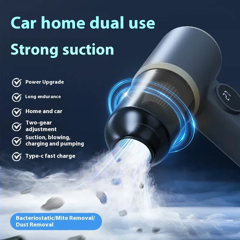 2990000pa Handheld Car Wireless Vacuum Cleaner 4-in-1 Suction Blowing Charging Pumping Two-gear Adjustment Vacuum Cleaner 2026 4