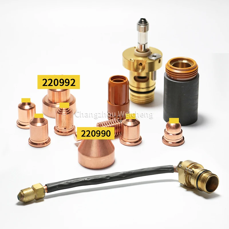 Powermax105 Torch Consumable Electrode 220842 220777 Nozzle 220930 220941 220816 220819 220990 Shield 220817 220993 220818 10PCS electrode nozzle