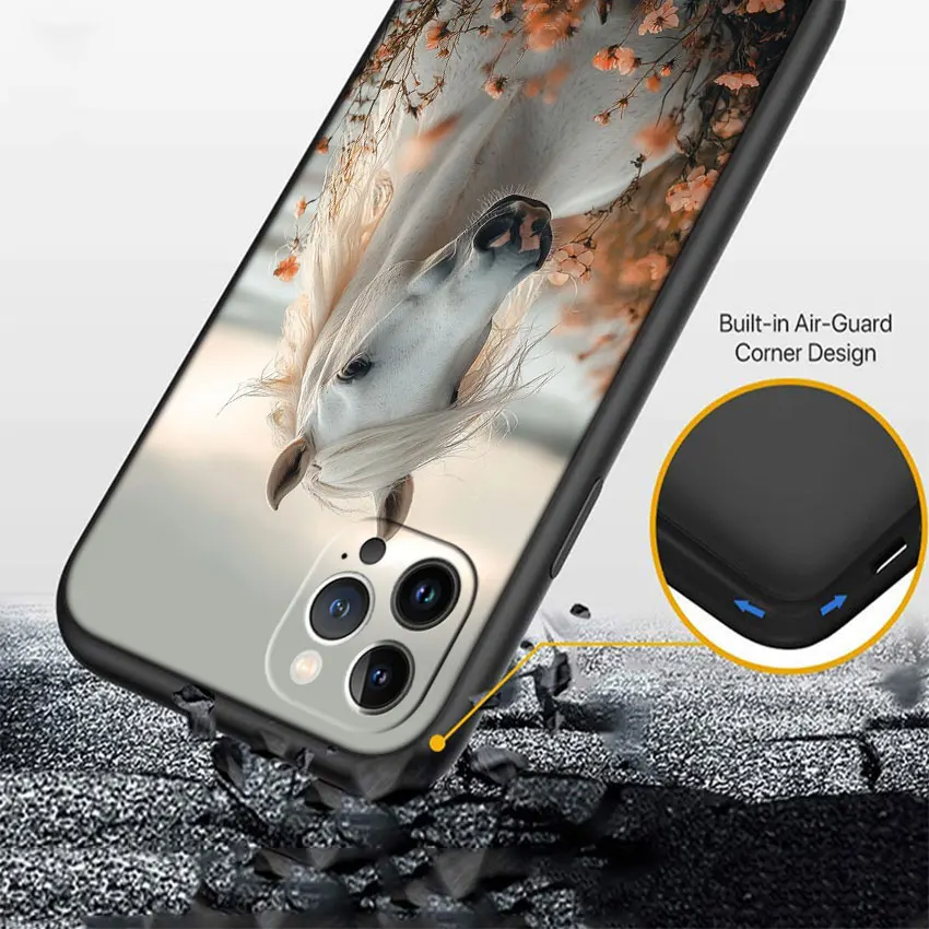 Luxurious Fine Horse Premium Protective Phone Case
