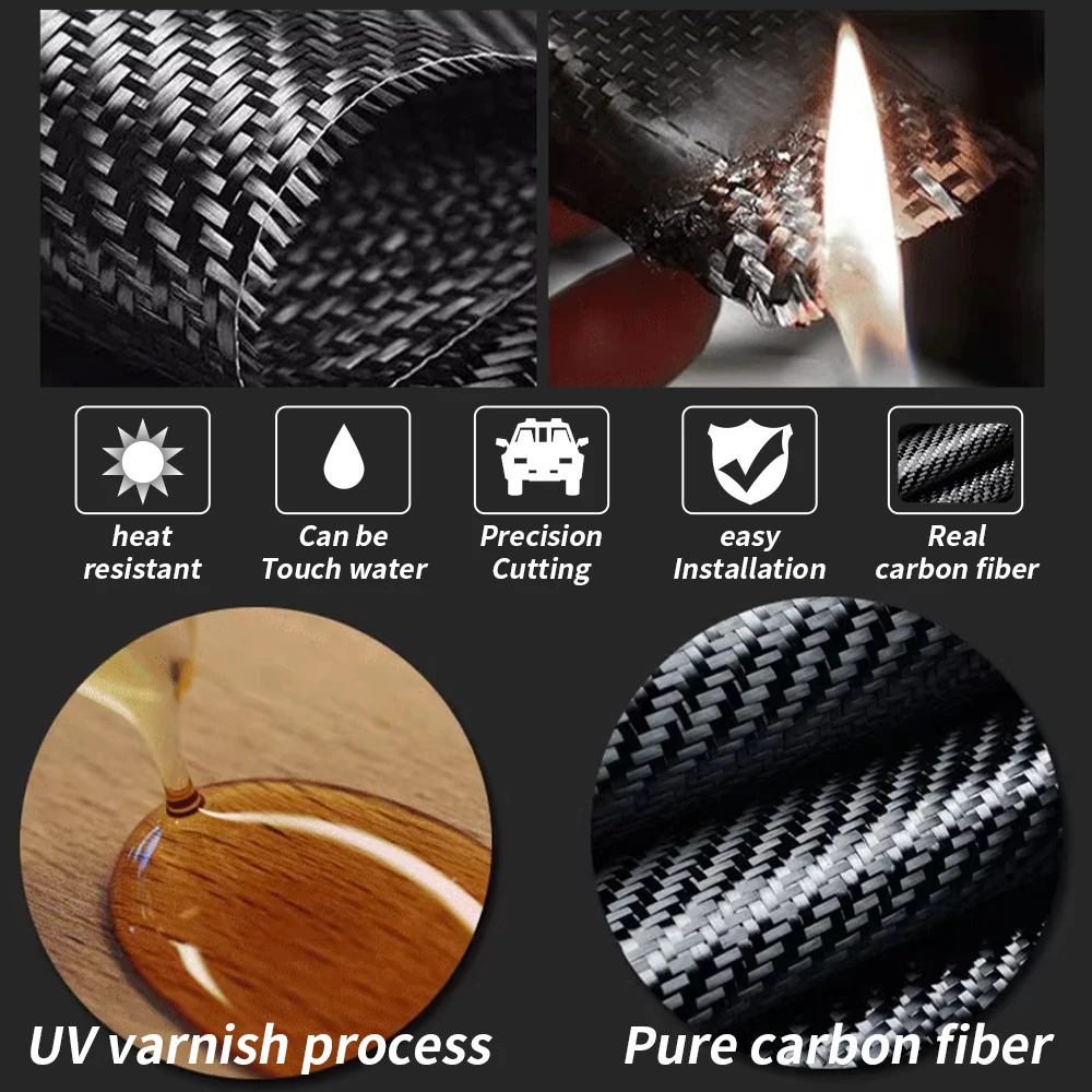 Carbon fiber Steering wheel Cover for BMW F30 F10 F18 F20 F25 F34 F48 M3 M6 550D 328M 1 2 3 4 5 6 7 Series Cover kit upgrade steering wheel cover
