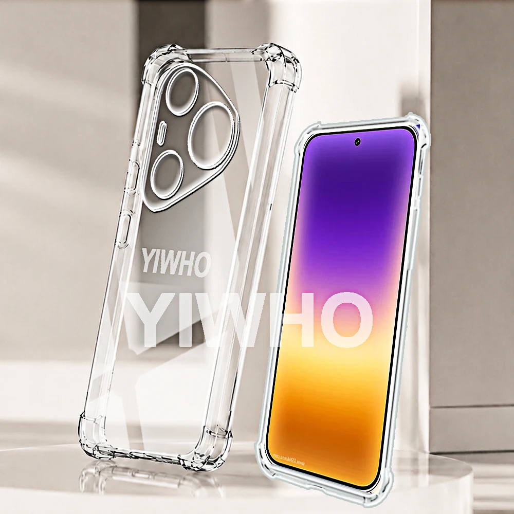 Transparent TPU Shockproof Back Cover – Clear Protective Case, Multiple Quantities Available