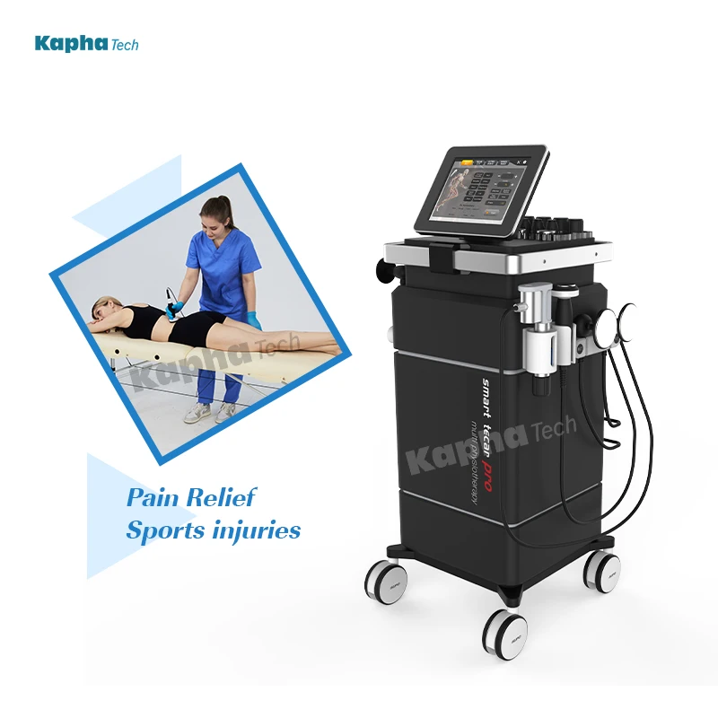 448Khz Smart Tecar Combo Ultrasuoni Sport Lesioni Sollievo Dal Dolore Macchina Per Fisioterapia