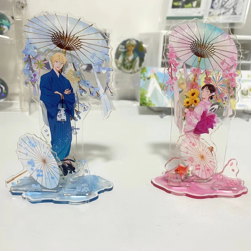 Anime acrylic stand Anime Skip and Loafer Character Stand Model Plate Shima Sousuke Iwamura Mitsumi Acrylic Desk Ornament Couple Friends Gifts