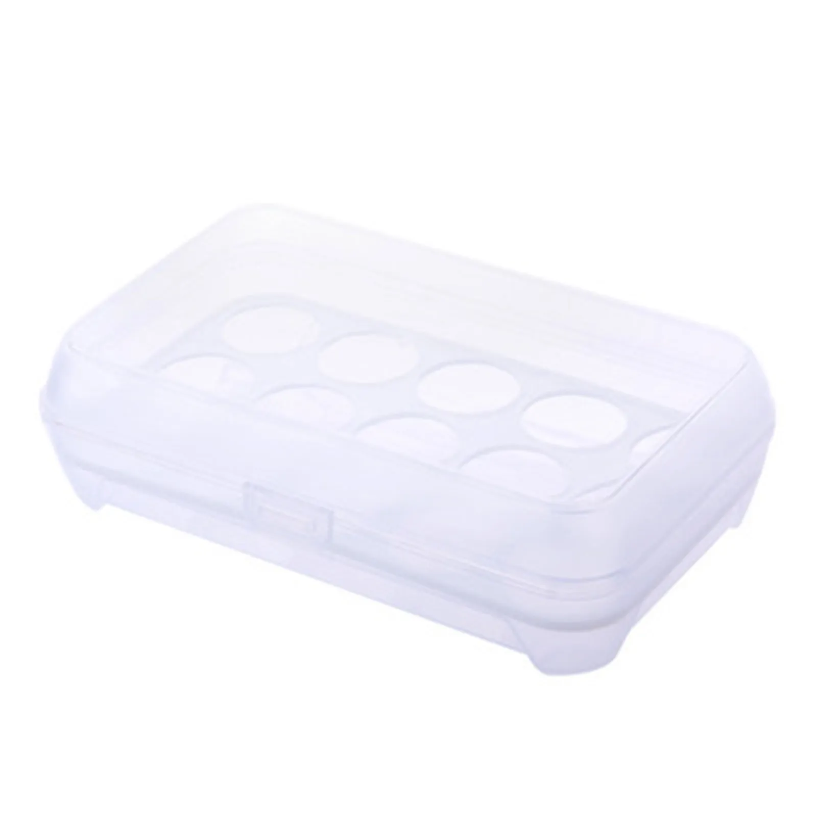 Single Layer Refrigerator Food 15 Eggs Airtight Storage Container Plastic Box 4