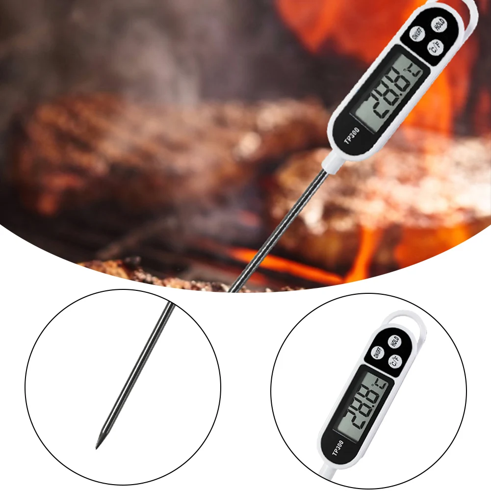 Digital Food Thermometer Kitchen Thermometer Meat Oil Milk BBQ Electronic  Oven Thermometer Food Temperature Measure Tools - AliExpress