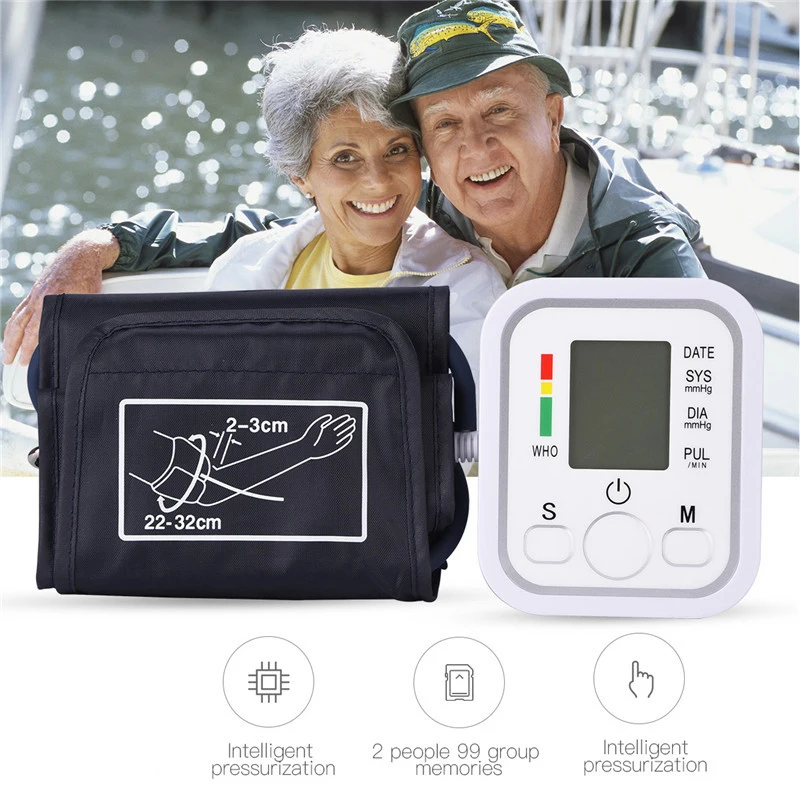 Electronic Blood Pressure Monitor Arm Type Blood Pressure Measuring Instrument Medical Grade Automatic Monitorin