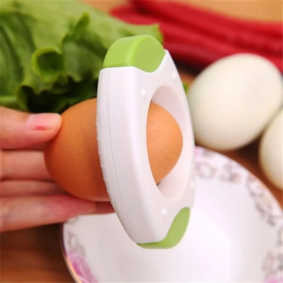 Description Picture 2 of itemNew Boiled Egg Opener Eggs Topper Peeler Cookware Set Shell Remover Opener for Boiled Eggs Cutter Slicer Kitchen Gadget