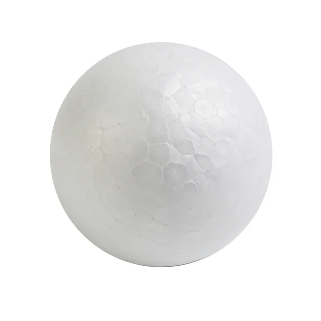 1pc Round Polystyrene Foam Balls 6/7/8/9/10/12cm Solid Sweet Tree Decoration Craft DIY Wedding Party Flower Ball Decor - Image 4