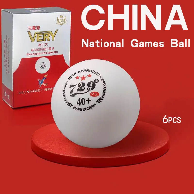 CHINA 729 table tennis 3-Star V40+ Table Tennis Balls 40+ New Material Seamed Plastic ABS Ping Pong Balls
