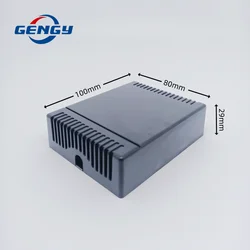 Compact Plastic Enclosure Box for DIY Circuit Board Projects, 100x80x29mm, No Screws Included (100x80x29mm Black)