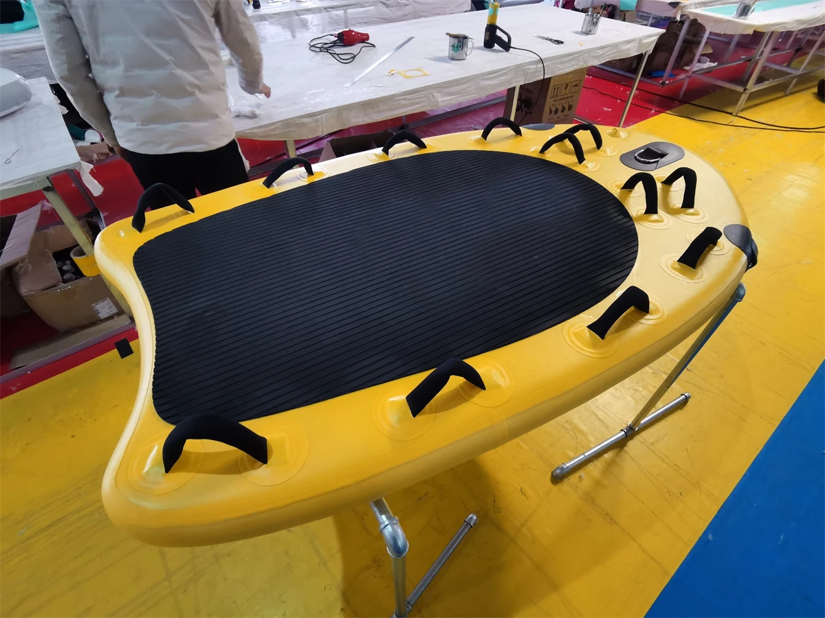 Inflatable Rescue Sled Yellow Drop Stitch Inflatable Jet Ski Sled Surf Rescue for Sale