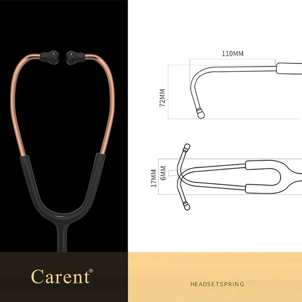Dual Head Stethoscope Medical Stethoscope Carent Universal Professional Cardiology Stethoscopes Medical Stethoscopes Dual Fetal Heart Medical Equipment Health Care
