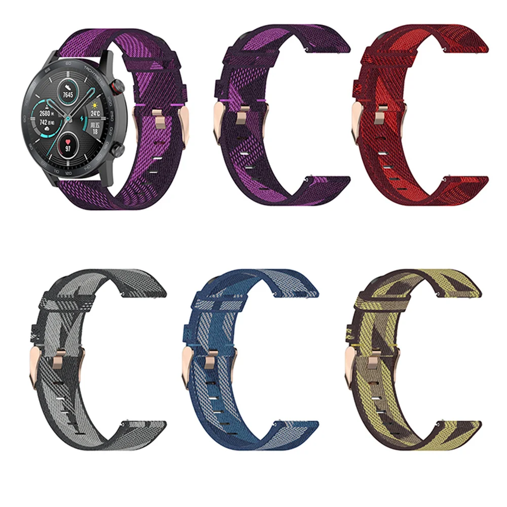 Cinturino Intrecciato In Nylon Da 22Mm Per Cinturino Traspirante Honor Gs 3I Strip Per Huawei Watch Gt3 Se