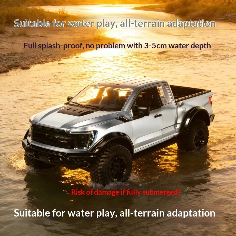 재고 있음 홍싱 신형 F-150 RC카 1:12 스케일 4륜 구동 오프로드 픽업트럭..
