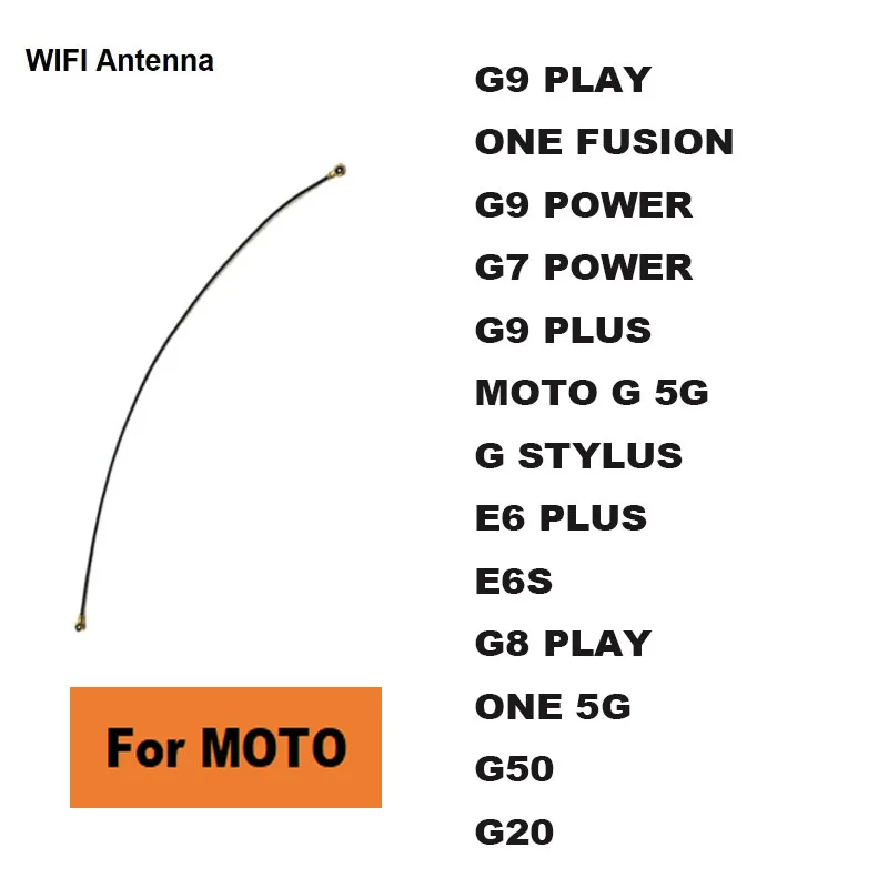 

For Motorola Moto G9 G7 E6 E6S G8 Play Plus G G20 G50 ONE FUSION Power 5G Signal Wifi Aerial Ribbon Antenna Flex Cable Wire