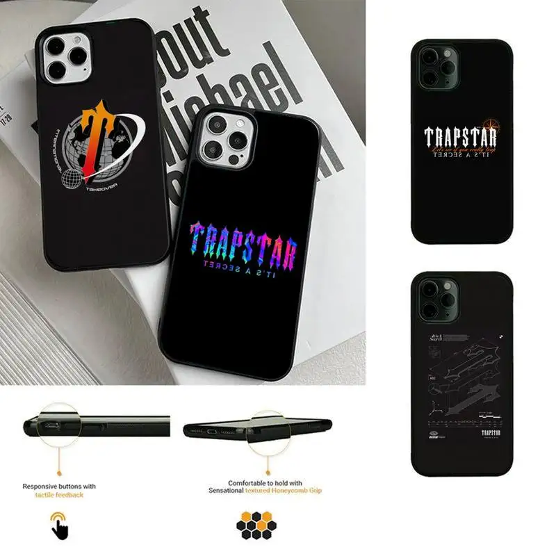 Trapstar Phone Case For Iphone 13 12 Mini 11 Pro Max 7 8 Plus X Xs Max