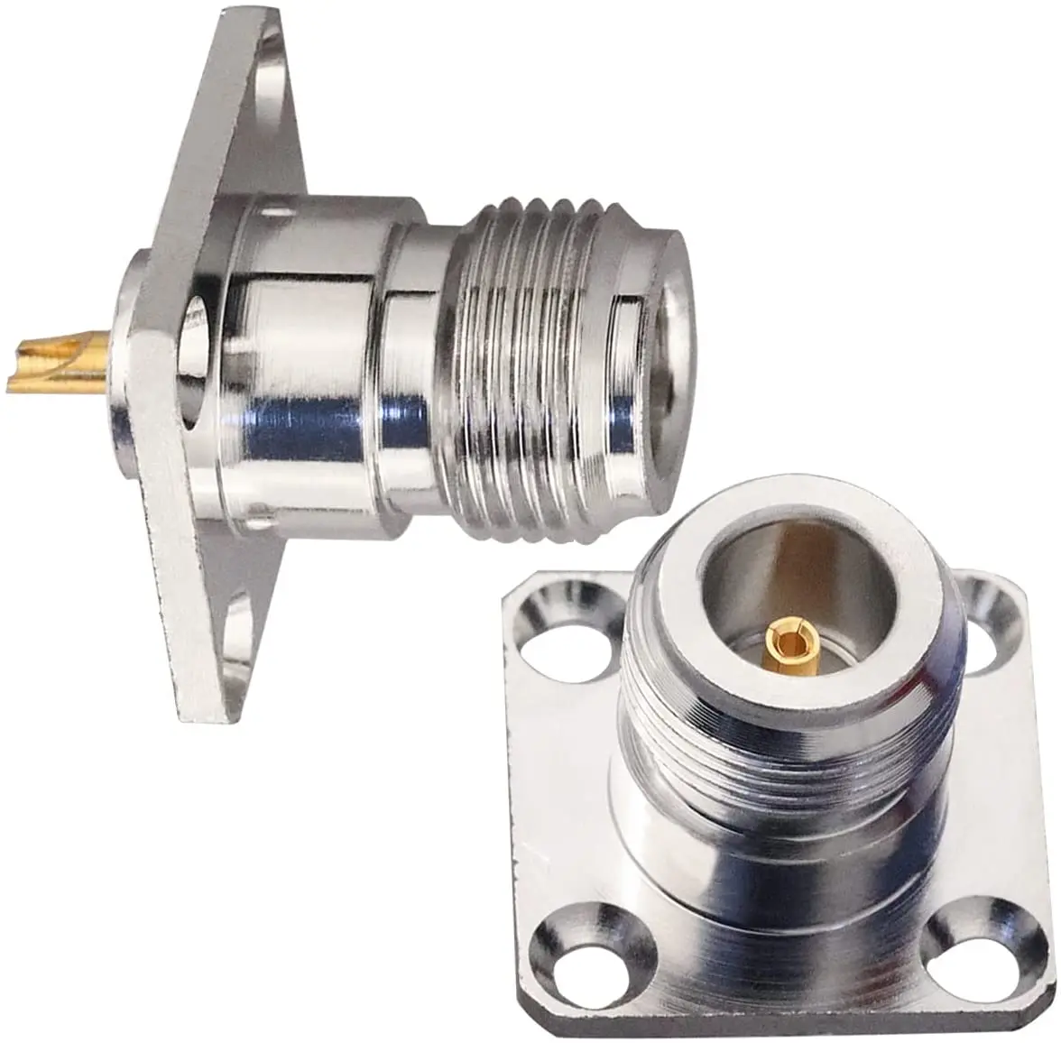 n femea 4 hole panel mount connector 04