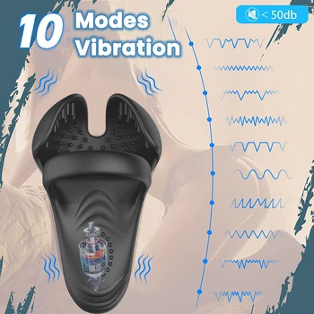 Sexy Toys Cockring for Men Testicle Massager Vibrator Penis Cock Ring on for Man Delay Ejaculation Penisring Sex Toys for Men 18 2