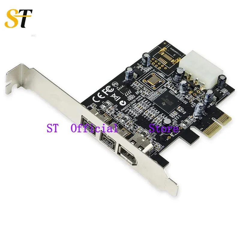 CSSY-PEX30016 3포트 IEEE 1394 파이어와이어 1394B & 1394A PCIe 1.1 X1 카드 TI XIO2213B 칩셋은 레거시 드라이버 필요