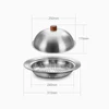 304 Stainless Steel Steamer Steamer ousehold Multi-function Steaming Tray Kitchen Tools 5
