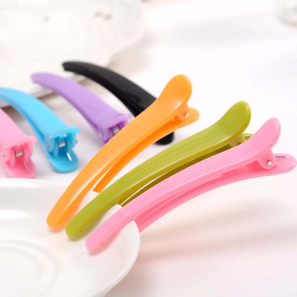 12Pcs 8Cm Duckbill 헤어 클립 여성용 대리석 마감 헤어핀 소녀 강력한 그립 우아한 스타일링 데일리 파티 미팅 헤어 클립