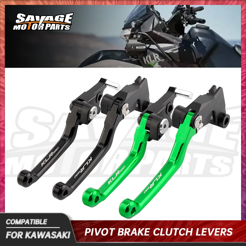 

KLR650 Pivot Brake Clutch Levers For KAWASAKI KLR 650 KLR-650 2008-2022 2021 Motorcycle Accessories Handles Dirt Bike Off-Road