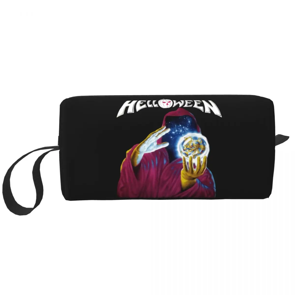 

Helloween Keeper Of The Seven Keys, дорожная сумка для туалетных принадлежностей, тяжелый металлический камень, косметический Органайзер, косметический набор для хранения