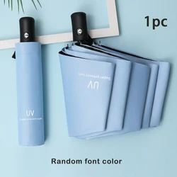 Deluxe Automatic Umbrella - One - Touch Open/Close, Compact Foldable Design, Navy & Black (SKY BLUE)